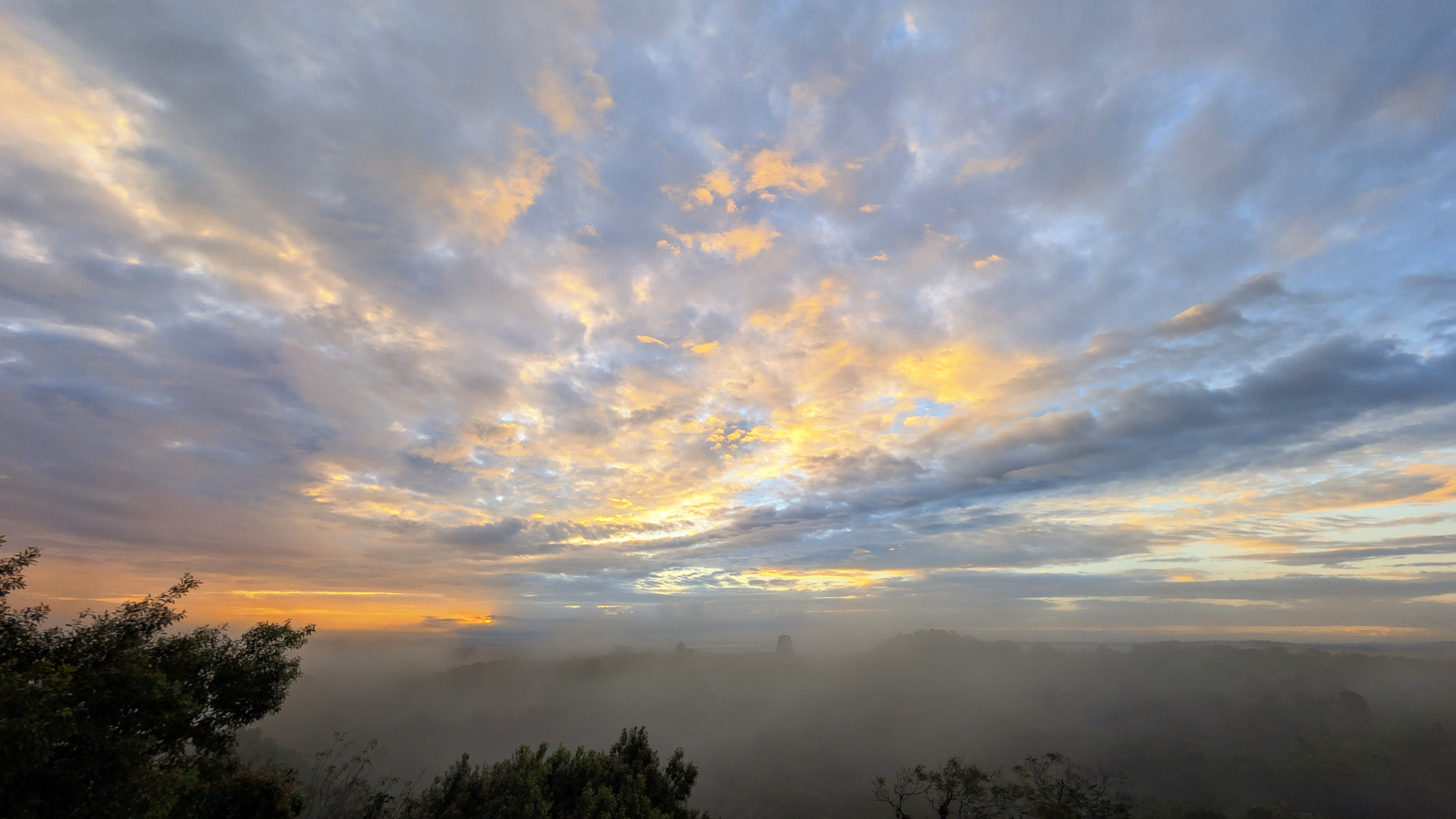 Sunrise over Tikal